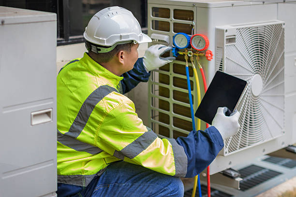 Professional Hvac Installation technician working in Holly Springs, NC